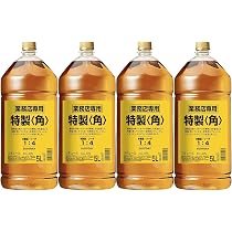Amazon.co.jp: サントリー 特製 角 5000ml×4本 40度 大容量 業務用